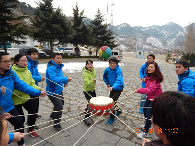 齐鲁制药2015年1月28日销售精英团队参加瀚林拓展培训